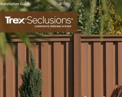 trex composite fence