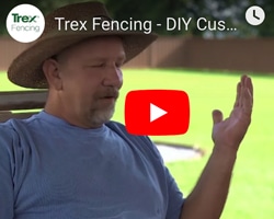 trex composite fence